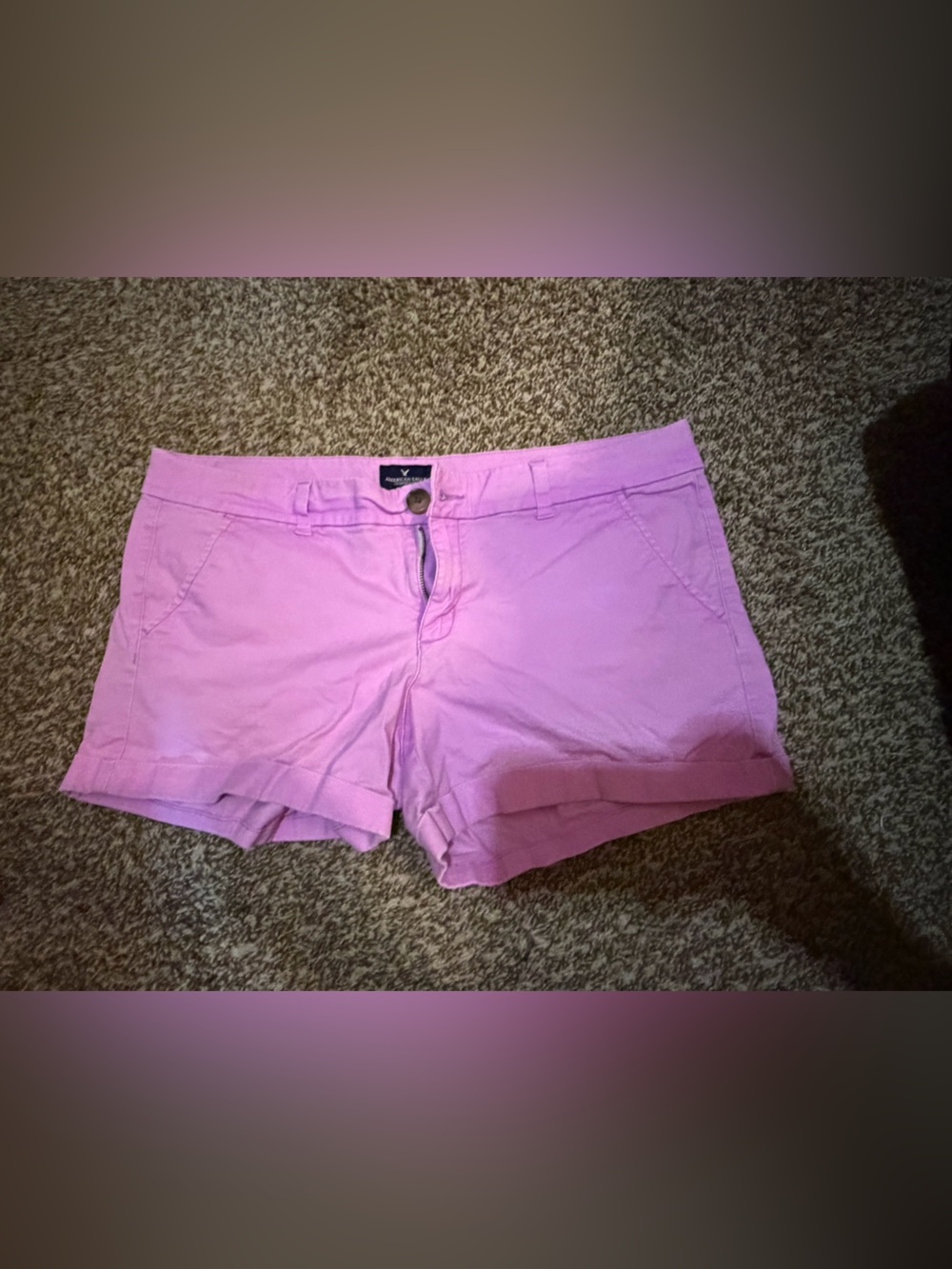 American Eagle Outfitters Pink Women's Cotton Chino Shorts size 14